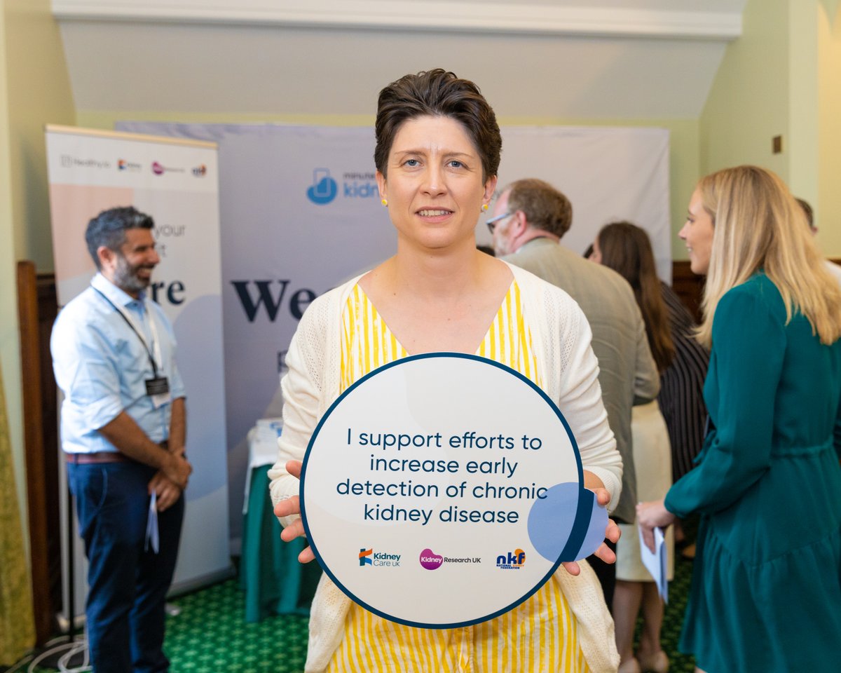 alisonthewliss's tweet photo. It was brilliant to hear from @healthyio1, @kidneycareuk, @kidney_research &amp; @NKF_UK on their work to improve early detection of chronic kidney disease, and see new technology to support early diagnosis! #WeeCanHelp https://t.co/qFUXPDIIqN