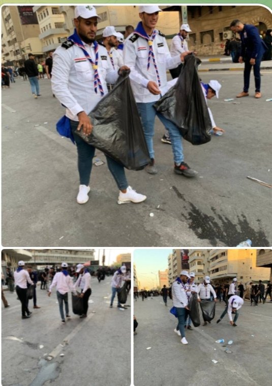 أنضباط ورقي لارقص ولاشتائم ولامخلفات... تحية لأتباع السيد عمار الحكيم... نفتخر بهكذا تجمعات...