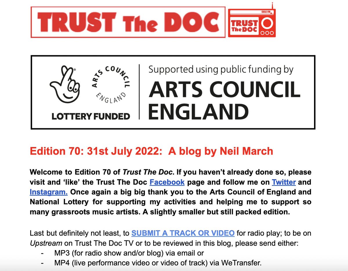 TrustTheDocUK's tweet photo. ... + Ed 70 #TrustTheDoc is published ft:
@mdonoghuemusic #HaydnDouetLukies @Neilfostermusic @stebotanie @paulfcook #Syrel x @AliceAllenCello @maaikesiegerist @fadabasiayaiyah @SophieStockham @nwando @frankiearcherm @AgentStarlingUK @MeForQueen + lots more
https://t.co/PG6GtQSc8a https://t.co/4OxJLXlBSi