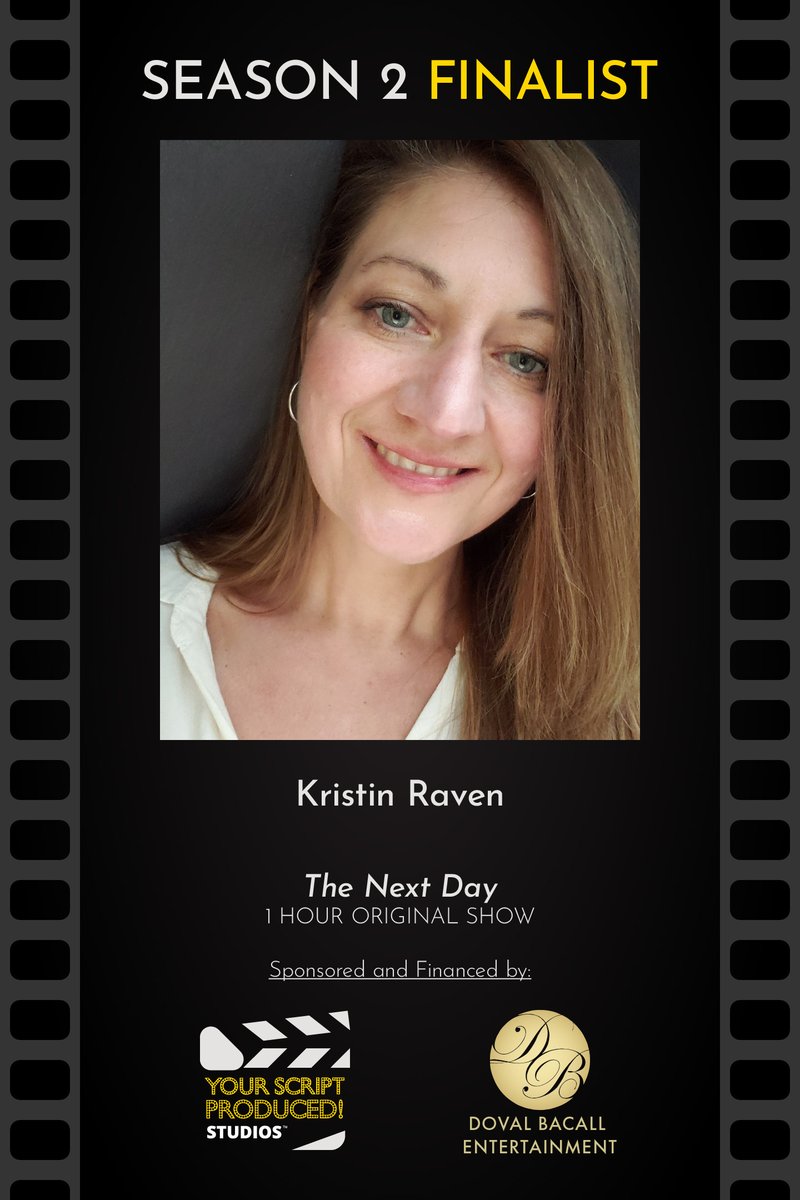 Script_Produced's tweet image. Recognizing the talented #YSPseason2 Finalist Kristin Raven for the 1 Hour Original Pilot "The Next Day."
#GotScript? Season 3 Deadline Approaching August 31, 2022
***
Learn More and Submit at YourScriptProducedStudios.com
#YourScriptProduced