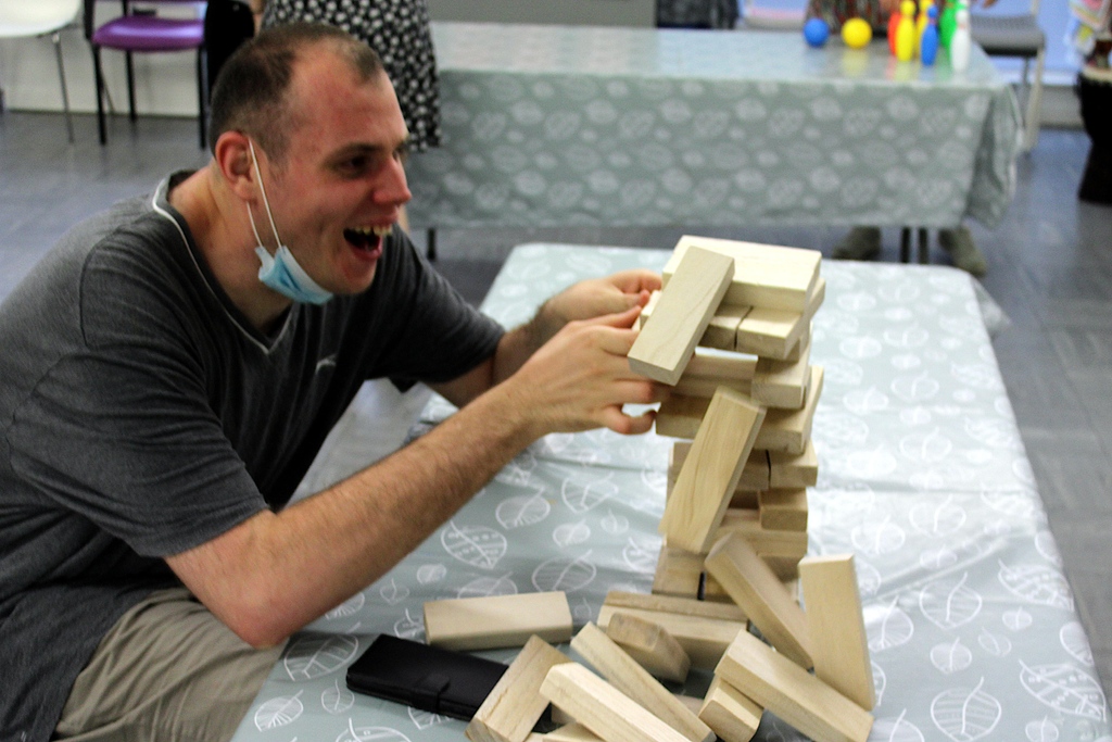 DayspaceLD's tweet image. Here's just a snapshot of our latest After Hours Games night!⁠
⁠
Jenga started well...⁠
⁠
For more information about our Evening After Hours activities, get in touch today! ⁠
⁠
⁠
#Dayspace #learningdisabilities #learningdisability #evening #activity #nobedtime #stayuplate