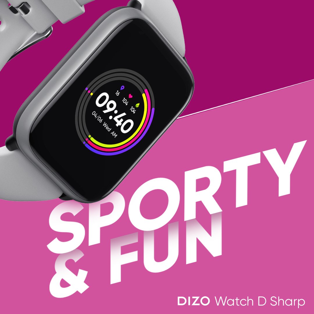 DIZOTech's tweet photo. Love challenging yourself everyday?

Keep setting new goals with one of the 110+ Sports Modes in #DIZOWatchDSharp and become the best version of yourself🚴

#DIZO #BeDifferent https://t.co/GVz2sXHH6D