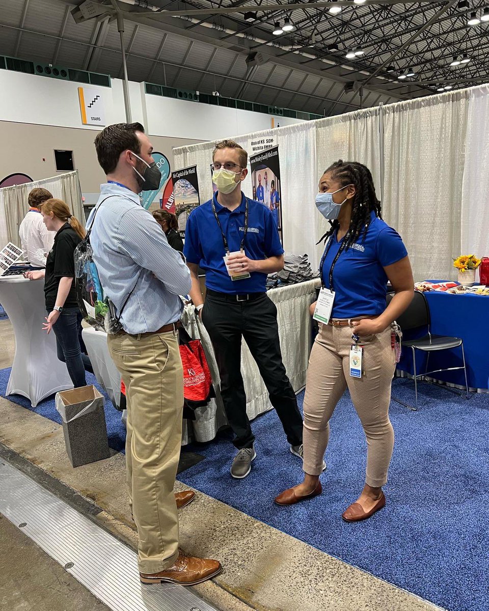 kufammed's tweet photo. @KHS_FamilyMed had a great 1st day at #AAFPNC. Come say hello at Booth 1212! @aafp @AAFP_FMIG #FMRevolution @KansasAFP https://t.co/xF6YTTyuNw