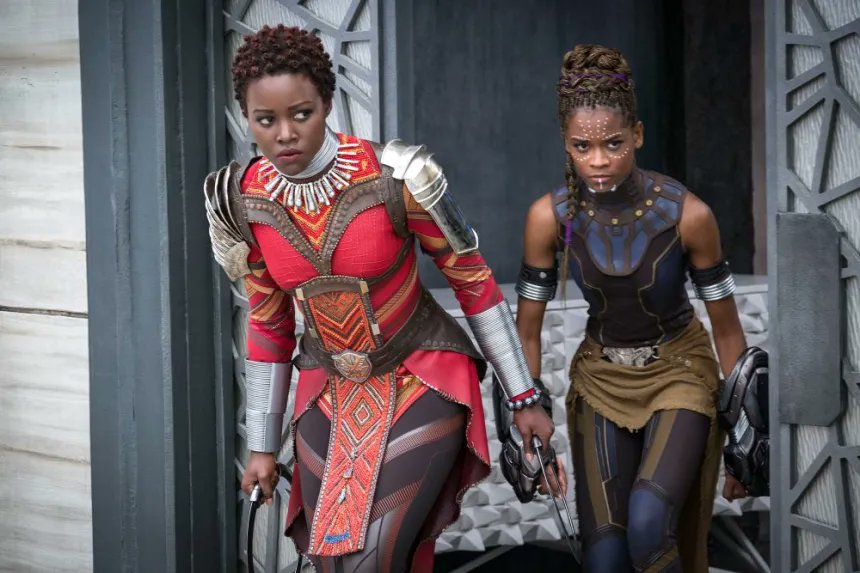 _ChristopherM's tweet image. &quot;How could a woman become the Black Panther without extensive training?&quot;

right.....like the women of Wakanda aren&apos;t part of a powerful warrior culture