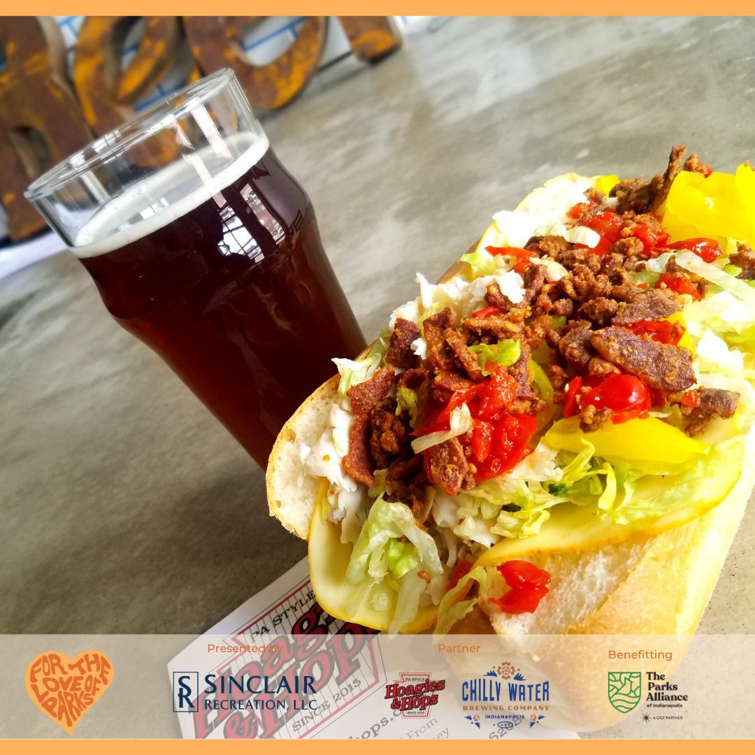 #FortheLoveofParks grab a sandwich @hoagies_and_hops on August 2nd!