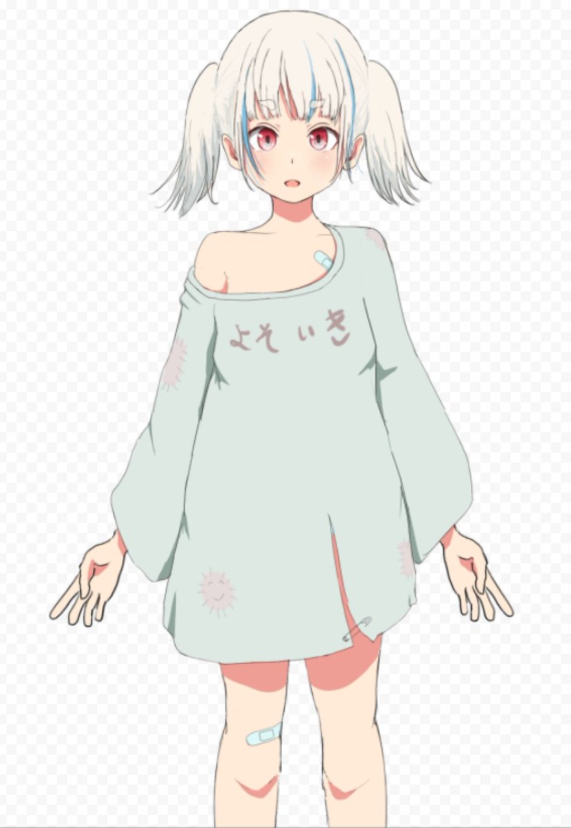 teresan256's tweet photo. Vtuber用のオリキャラを描いてみた。
風呂を最高2週間サボったことのあるズボラな女の子 という設定なのだ
私の最高記録は6日です https://t.co/LvCRaBHKOL