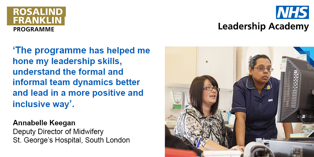 NHSLeadership's tweet photo. Are you a leader in health and care looking to hone your leadership skills and learn how to lead in a more inclusive way?
Applications for our #FranklinProgramme are now open - https://t.co/0OBXZKFwU4
@StGeorgesTrust #HealthcareLeaders https://t.co/pA40N1qVMD