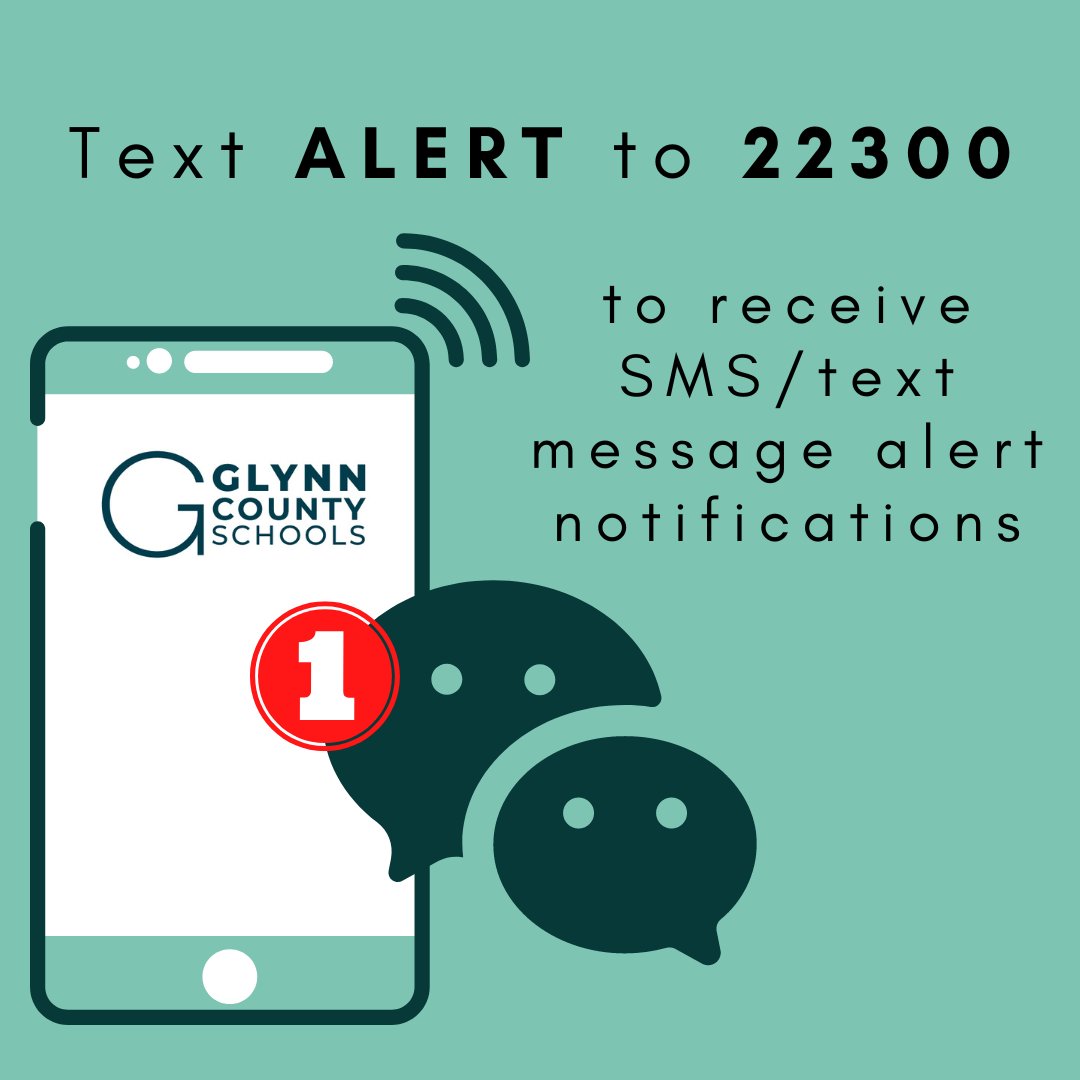 If you are a parent or an employee and have stopped receiving SMS/text message alerts, there is an easy way to opt back in! Just text the word ALERT to 22300 to be added back to the notification list. #strongerglynn