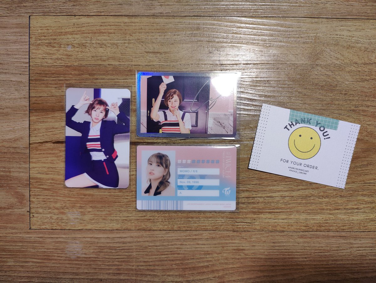 BullishKlub's tweet photo. 📩 [ #BKcheckout ] 
22.07.30

——7 jjirits down, 1 stbo, one to go! Thank you for the smooth transaction, @hanjisungcart! Hope we can find another Momo TWICE2 ID soon. ✨ https://t.co/PGD38VoJaS