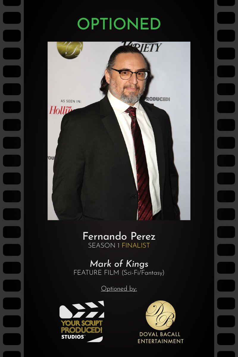 Script_Produced's tweet image. Recognizing the talented #YSPseason1 Finalist @fernando_entity for the Sci-Fi/Fantasy Feature Film "Mark of Kings."
#GotScript? Season 3 Deadline Approaching August 31, 2022
***
Learn More and Submit at YourScriptProducedStudios.com
#YourScriptProduced