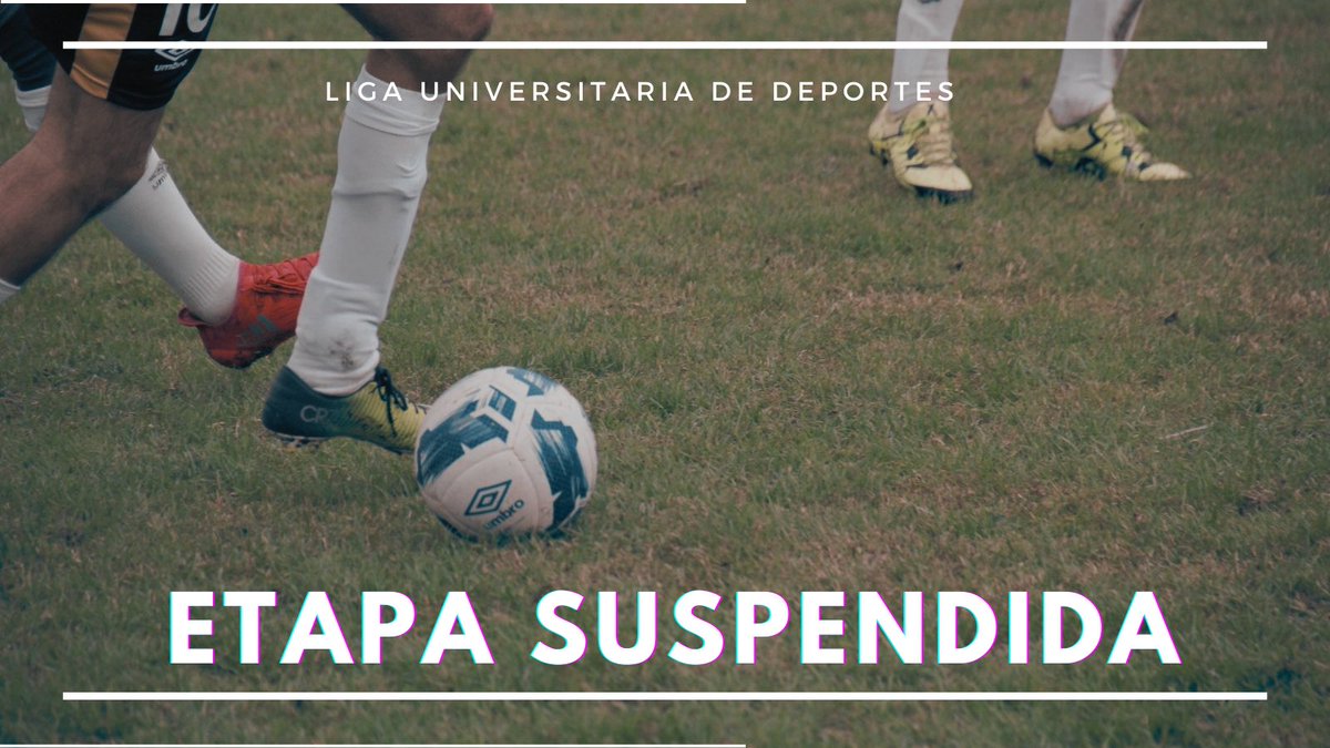 LUD_Oficial's tweet photo. ꜰÚᴛʙᴏʟ ꜱᴜꜱᴘᴇɴᴅɪᴅᴏ 😞⚽️

El Consejo de Neutrales resuelve:

𝗦𝘂𝘀𝗽𝗲𝗻𝗱𝗲𝗿 𝗹𝗮 𝗲𝘁𝗮𝗽𝗮 𝗱𝗲 𝗳ú𝘁𝗯𝗼𝗹 𝗺𝗮𝘀𝗰𝘂𝗹𝗶𝗻𝗼 𝗱𝗲𝗹 𝘀á𝗯𝗮𝗱𝗼 𝟯𝟬 𝘆 𝗱𝗼𝗺𝗶𝗻𝗴𝗼 𝟯𝟭 𝗱𝗲 𝗷𝘂𝗹𝗶𝗼

Más info 👉🏻 https://t.co/SPhgqc3Vth

#SomosLaLiga https://t.co/rwhgDuE4he