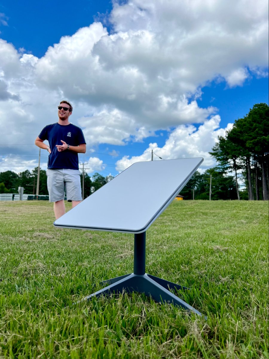 ampacity_llc's tweet image. The RPCS IT team is testing Starlink as a solution to provide connectivity to remote sites outside of cellular coverage range. These will be installed on all RPCS trailers on our projects, which are already being powered by 100% renewable energy. #BuildingBrightfields