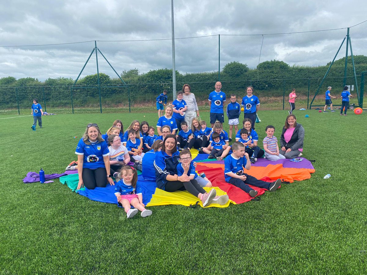 GAACommunity's tweet photo. Roche Emmets GFC, in association with Louth Local Sports Partnership, hosted the Louth All-Stars summer camp for children with additional needs this week at Pairc de Roiste. 🙌🏻 @louthgaa 
🥰💫 #GAABelong  #BeTheDifference https://t.co/F6pR7dCnuB
