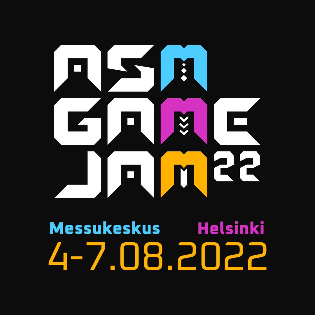 FinnishGameJam's tweet photo. Assembly Game Jam 2022 is behind the corner! On August 4 – 7 we’ll be jamming purely on-site in Messukeskus, Helsinki. Tickets & info on Eventbrite: https://t.co/WbQixmnFxS #FinnishGameJam #FGJ #ASMjam #Assembly https://t.co/quPxQV4cw0