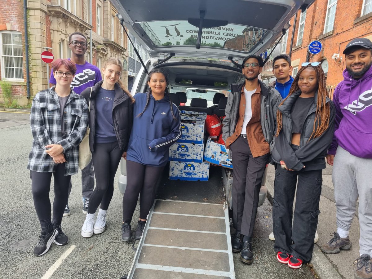 Many thanks to the brilliant Bury Wave 2, team Risky Biscuit - part of @NCS for their donation yesterday they raised some money and did a big Tesco shop for us !! It's kindness like this that keeps us going.