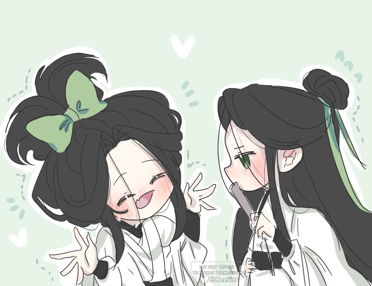 MeeliinP's tweet photo. Shen twins disciple and cute story 🥹🫶 and CinnaMiku trend too
#HTTCCNVPD #svsss #ScumVillainsSelfSavingSystem #shenjiu #shenyuan #ShenQingqiu #shentwins https://t.co/uDmhgWPakm