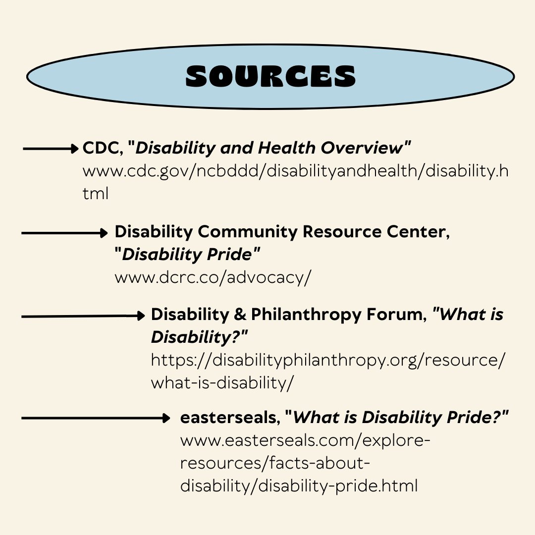 Happy #DisabilityPride Month! Although July is coming to an end, we will continue to educate, raise awareness, and celebrate disability as an important part of what makes us each who we are, this month and every month!