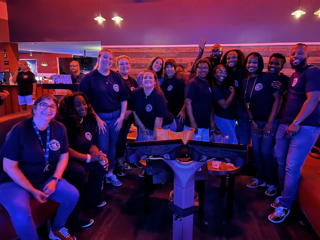 Staff outing <a href="/BowleroBowl/">Bowlero</a>! #preplanning22 @Coretta_Stewart <a href="/MsGrecoMC/">Ms Greco</a> <a href="/k_harris19/">Ms. Harris</a> <a href="/HaynesLES2/">Haynes_LES</a> <a href="/LizHuff16/">Liz Huff</a> <a href="/BailieySmith/">Bailiey Moore-Smith</a> <a href="/lrueter1/">Lisa rueter</a> <a href="/mrsolson410/">Mrs. Olson</a> <a href="/CulhanMs/">Ms. Culhan</a> <a href="/MsMorrison6/">Ms.Morrison</a>