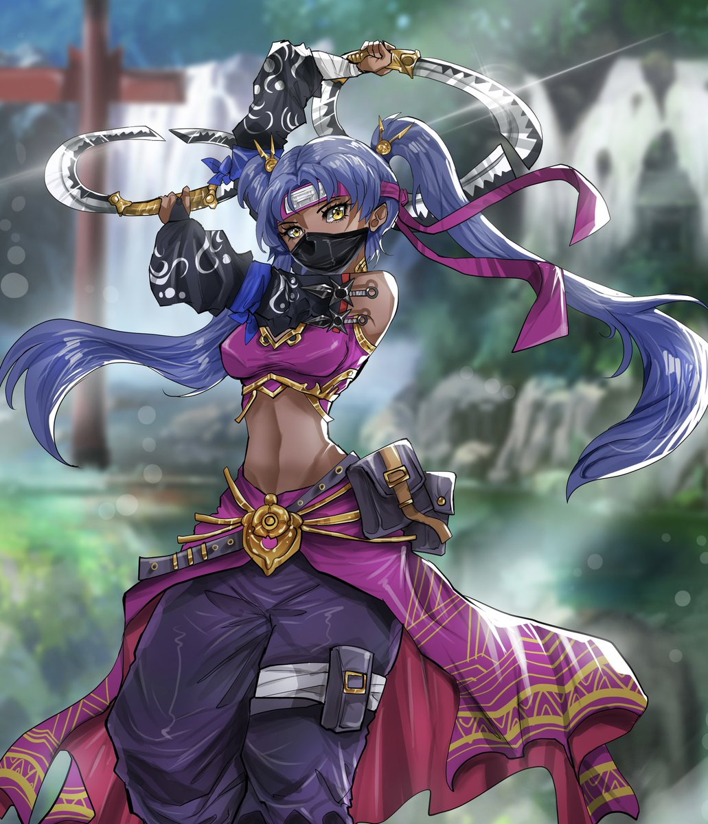 She’s in rhythm with each move. Her name is Navs. Street dancer. Street fighter 🥷🏽🔥 #FromAkiko 
New character unlocked  <a href="/spiritgates/">Spirit Gates ⛩</a>⛩