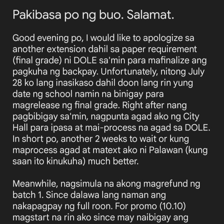 youralbumph's tweet photo. Good morning. 

Today is July 30, 2022 supposed to be refund date but please read full details below.

You can contact me via dm and will do my very best to respond as soon as I read them. Thank you very much.

#YAPH_updates https://t.co/zuGS5YRkDp