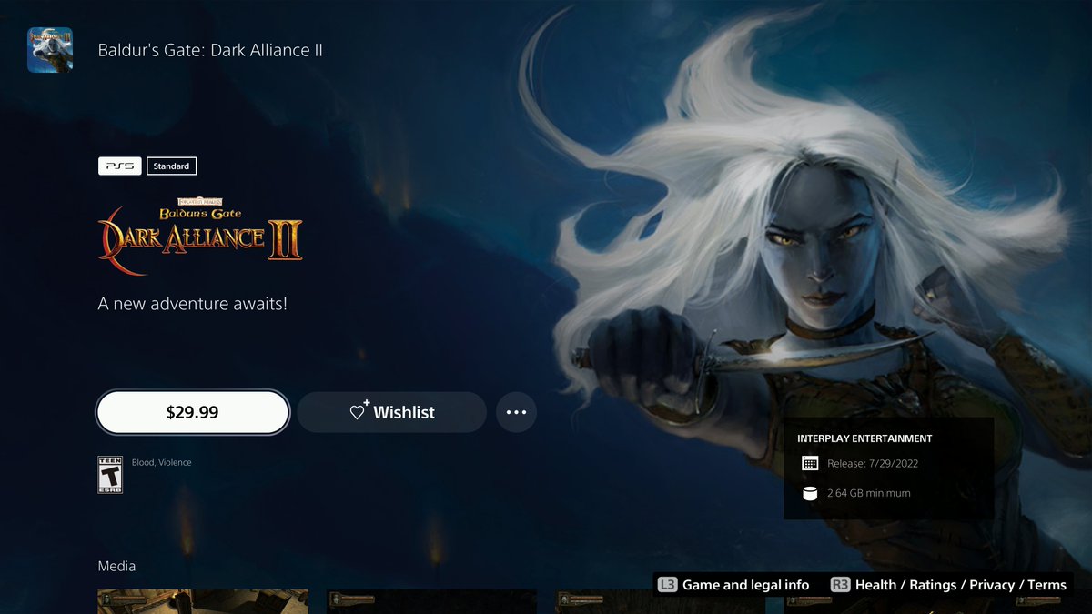 THIS JUST IN!

Baldur's Gate Dark Alliance 2 is NOW AVAILABLE on Playstation in all territories!