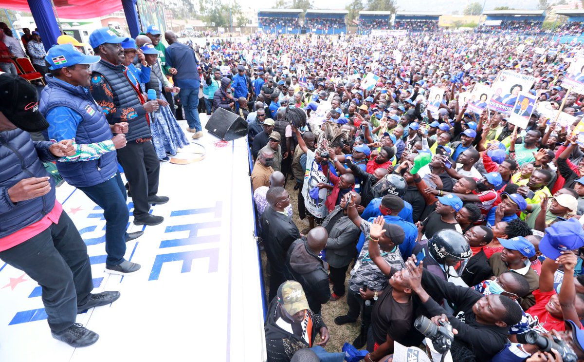 PalomaGatabaki's tweet photo. When the #BuffaloGang commits to the @AzimioUmoja - @OneKenya_22 Movement, one visually sees the power of the #BuffaloSoldier @skmusyoka - Chief Minister designate. We are #15MillionStrong for @RailaOdinga and @MarthaKarua.
#HakikaTutaweza https://t.co/1yUMBwClzi