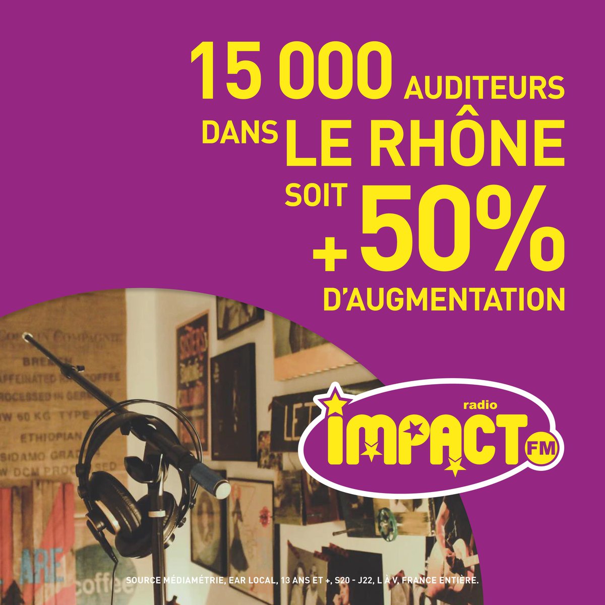 impactfm_radio's tweet photo. Les audiences radio sont tombées et grâce à vous, Impact Fm augmente son audience de 50% pour être à 15 000 auditeurs quotidien dans le Rhône ! 📻🔥 Alors, un grand merci à tous nos auditeurs et auditrices 😍
#ImpactFm #audience #radio #auditeurs #auditrices #réussite https://t.co/NydhamwvDf