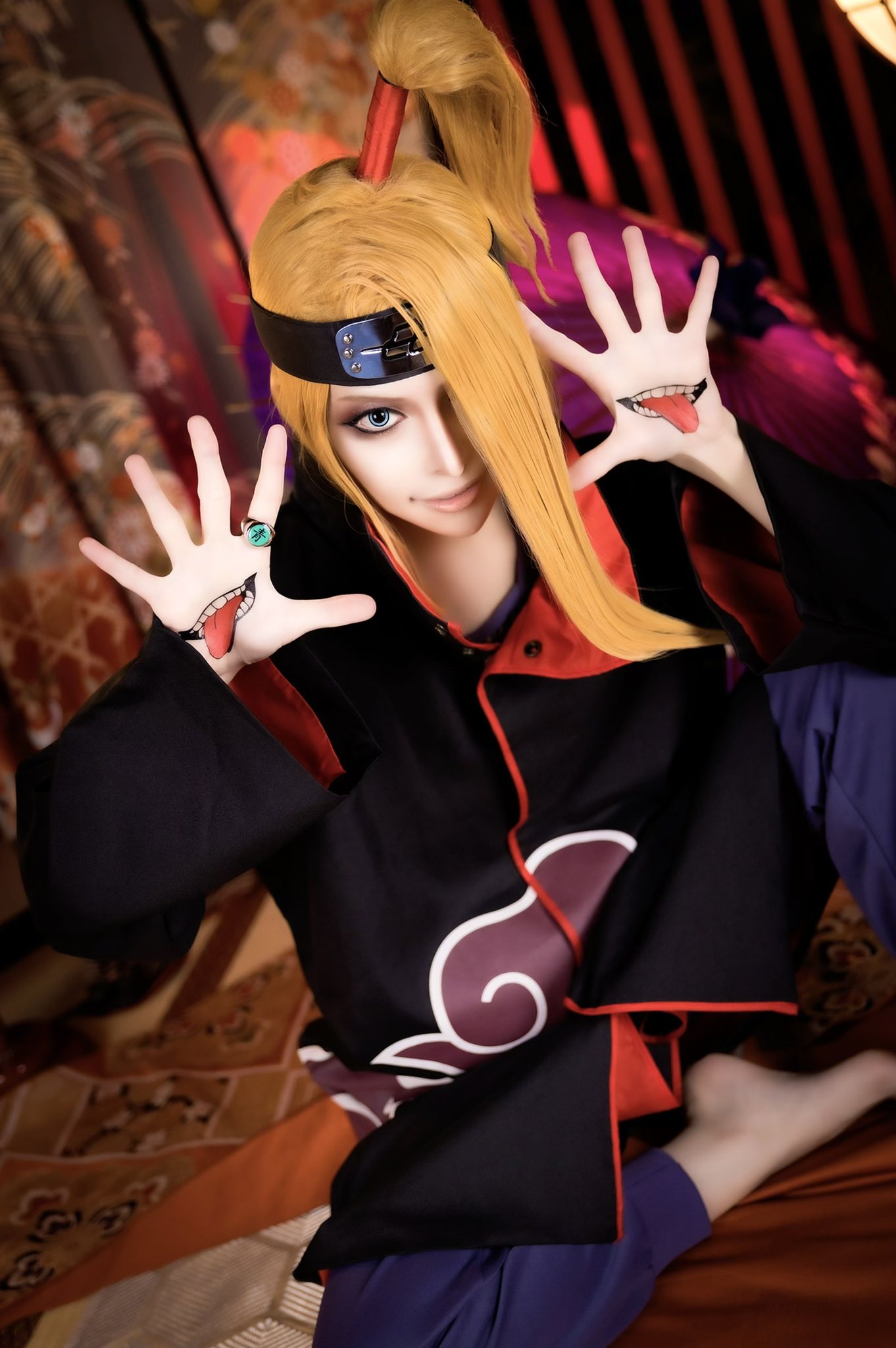 NARUTO 暁 デイダラ コスプレセット NARUTO 暁 デイダラ コスプレ フルセットの通販 by プティ