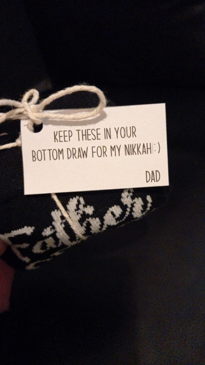 husnaa_randeree's tweet photo. Alhumdulillah
Dad can finally wear these to the musjid 😅 https://t.co/6ffzEnpRmo