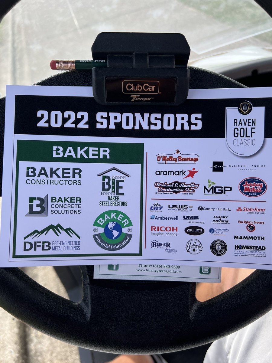We have some awesome sponsors for the <a href="/ravenathletics/">Raven Athletics</a> Golf Tournament! 

Thank you for all that you do for our student athletes!