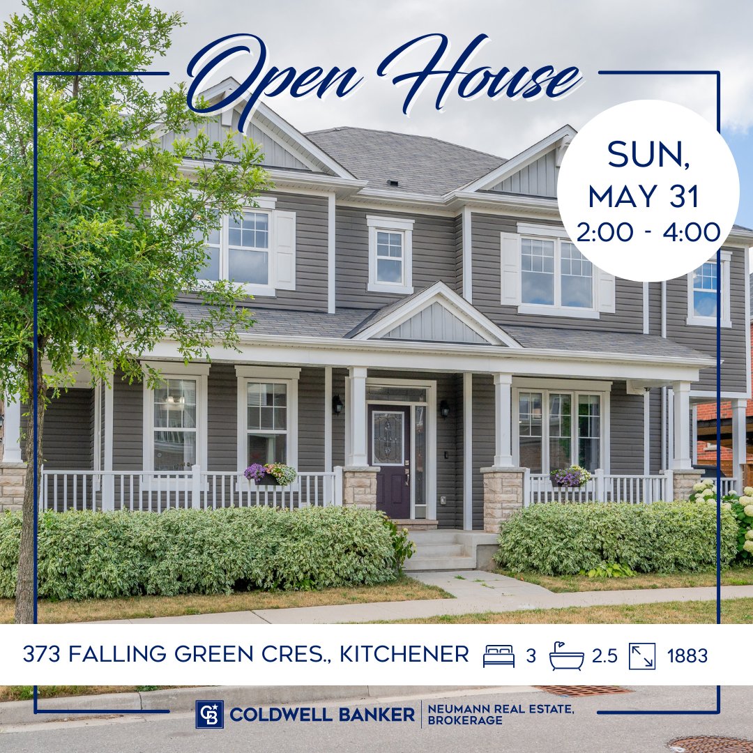 Don't miss your chance to see this beauty! It could be your new home! MLS 40300294 
#KW #KWopenhouse #KitchenerOpenHouse #KWrealestate #KitchenerRealEstate #OpenHouse #Realtor #realtorsofinstagram #waterlooregion #coldwellbanker <a href="/cbnguelph/">ColdwellBankerGuelph</a>