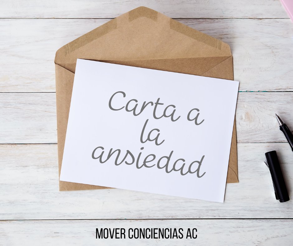 MoverConcienAC's tweet photo. Escribir una carta a la ansiedad significa entablar un diálogo interno con este síntoma y abrir nuevas vías de autoconocimiento. 

#carta #ansiedad https://t.co/ckecVv2rAg