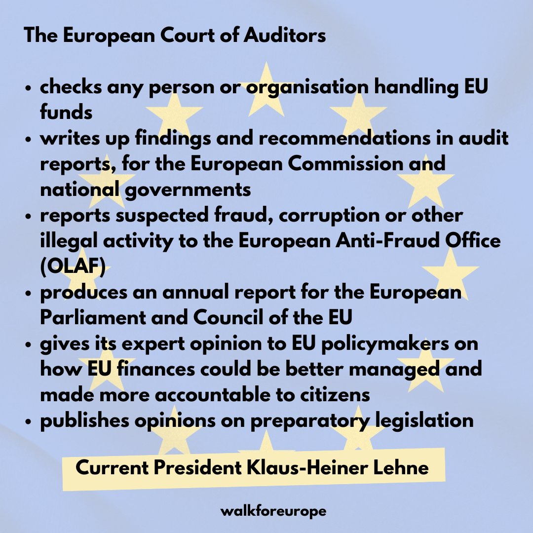 The Court of Justice of the European Union CJEU
The European Central Bank ECB
The European Court of Auditors ECA

#courtofjusticeoftheeuropeanunion #CJEU #europeancentralbank #ECB #europeancourtofauditors #ECA
#Europeaninstitutions #EU #EuropeanUnion #walkforeurope