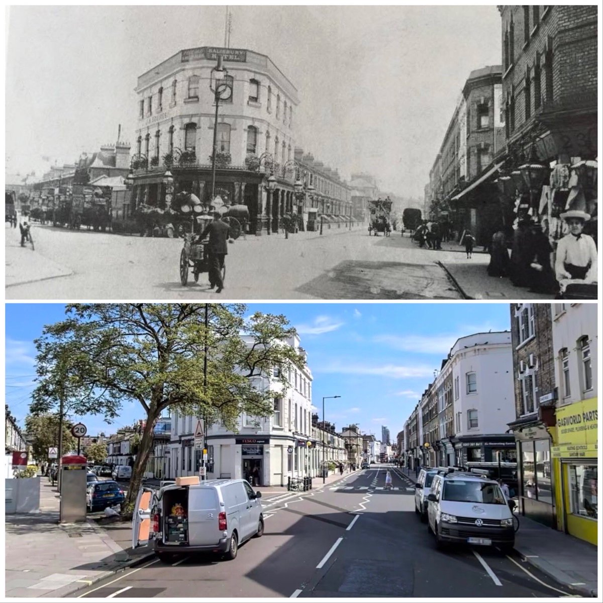 Fulham in the Past tweet media