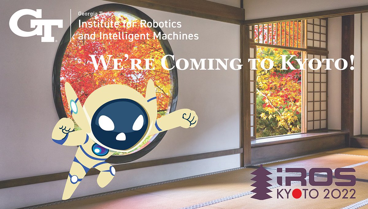 GTrobotics's tweet photo. .@GTResearchNews IRIM will be hitting Kyoto for @ieeeras @iros2022  in October! Check our webpage as we continue to add new #robotics #publications and #workshops from GT 🦸‍♂️🦸‍♀️🌟🌟s
https://t.co/qQvs4F8vyL https://t.co/K3qPzx94L3