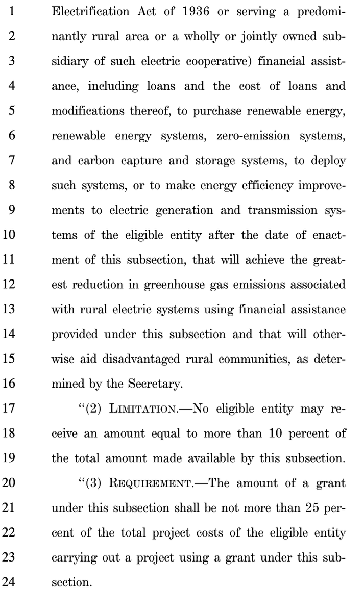joesmyth's tweet photo. The Inflation Reduction Act includes $9.7 billion to help electric co-ops move to clean energy

Co-ops' rural service territories hold great potential for renewable energy, yet they remain particularly reliant on coal

This will support a clean energy transition in rural America https://t.co/7ljjWKtJNG