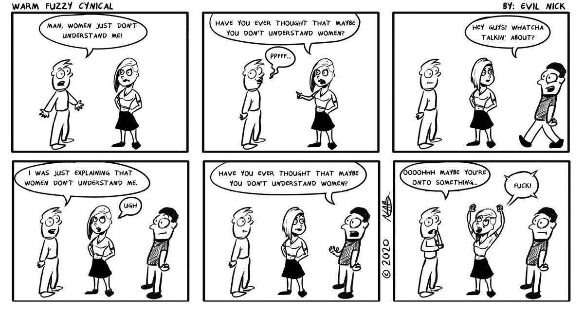 ManicPixJeepGrl's tweet image. This is my comics page: @TrueEvilNick 

Here's what I do: