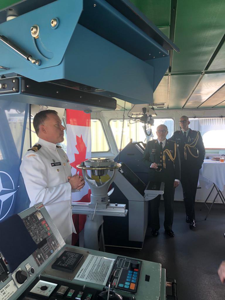 CanadaLithuania's tweet photo. This weekend @RoyalCanNavy #HMCSKingston and #HMCSSummerside are in Klaipeda with #SNMCMG1 as part of #OpREASSURANCE for the Festival of the Sea
@CanadaLithuania co-hosted a reception today and tomorrow the ships will host 🇱🇹 and 🇺🇦 students aboard for a day sail. #WeAreNATO https://t.co/VqpBghpb7J