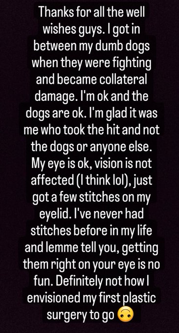 Out of commission for a while 😔 https://t.co/kDh6QJ6bhr