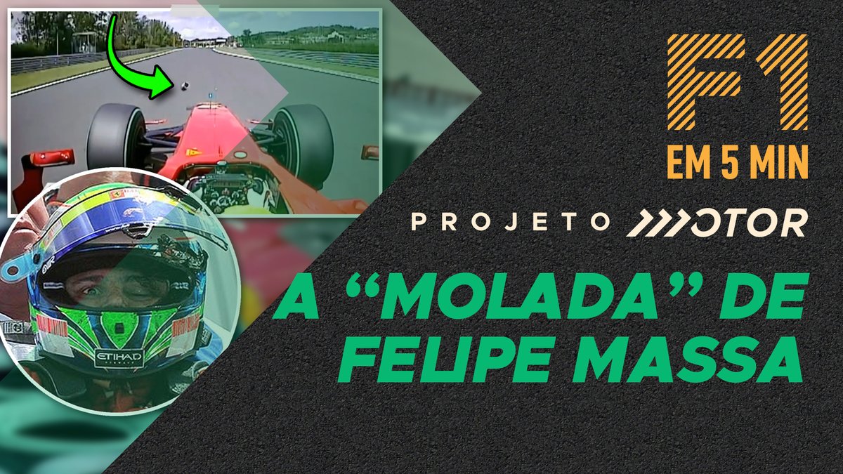 projetomotor's tweet photo. VÍDEO NOVO NO CANAL!

Os detalhes do inusitado acidente de Felipe Massa na classificação para o GP da Hungria de 2009. Na ocasião, o piloto foi atingido por uma mola na cabeça, o que esquentou o debate sobre a segurança nos cockpits abertos.

🎥 Assista: https://t.co/zXp332HS79 https://t.co/lQHBZjQViz