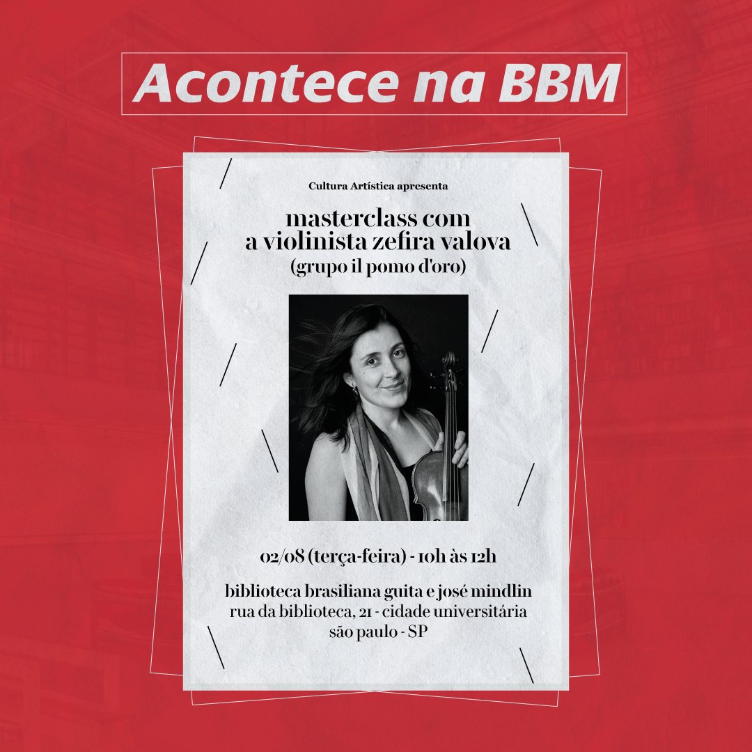 MASTERCLASS 
02|08|2022
10h às 12h
Terça-feira
Sala Villa-Lobos