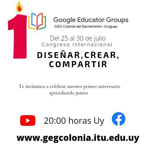 Día 5
Congreso internacional <a href="/geg_colonia/">𝐆𝐄𝐆 𝐂𝐨𝐥𝐨𝐧𝐢𝐚</a>
A partir de las 6:00 p.m. México, no se lo pierdan! 🎉😎
youtu.be/E3MbaPajW4M