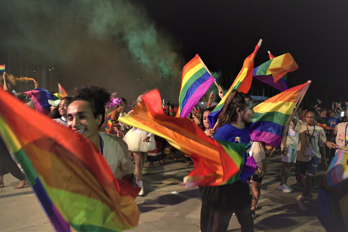 unwomenTL's tweet photo. UN Women has been proudly supporting Timor-Leste for the 5th time consecutively, the Pride march, to ensure an inclusive development and to leave no one behind. 

#UniteInDiversity #Pride https://t.co/9Gkoa0XOwJ