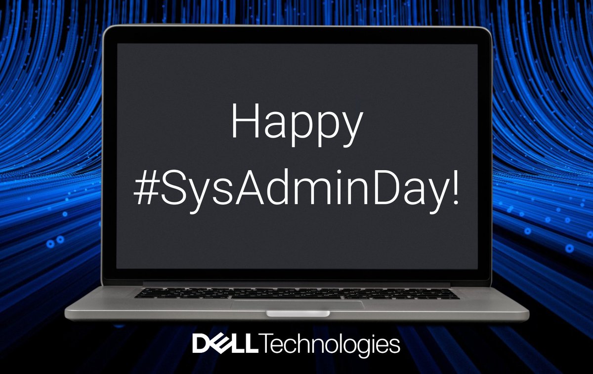 DellTechPartner's tweet image. To all of the System Administrators out there - happy #SysAdminDay - THANK YOU for all you do to keep businesses up and running!!!

Did you know we have #IT training and #ProvenProfessional certifications based on your unique role?

Check them out here: dell.to/3oBjjl4