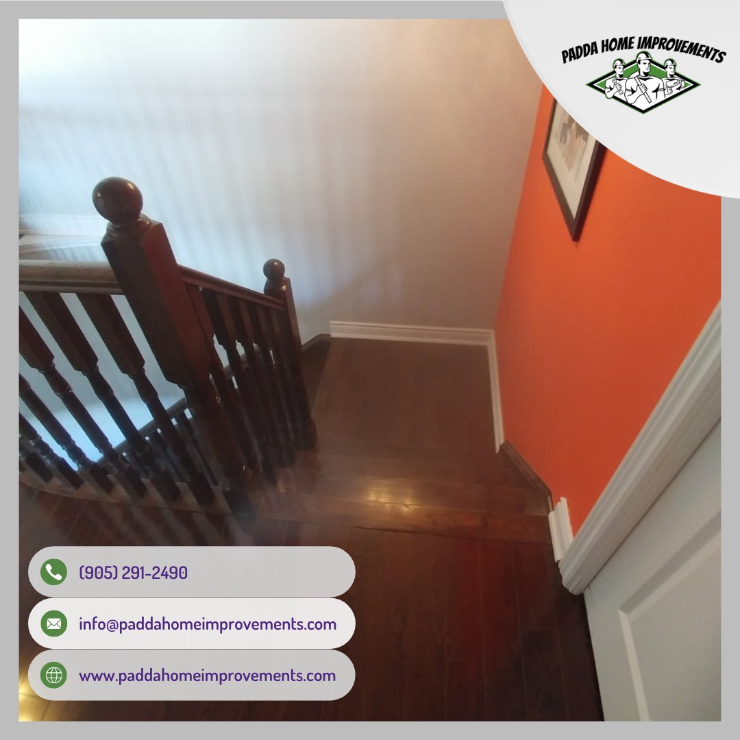 Padda Home Improvements is a general contracting company that specializes in full home renovations/remodels.

#hallway #hallwaydesign #interior4all #interior125 #staircase #staining
#painting #Brampton #gta #brownmunde #Toronto #reno #renovacion #renovation #bramptonbusoness
