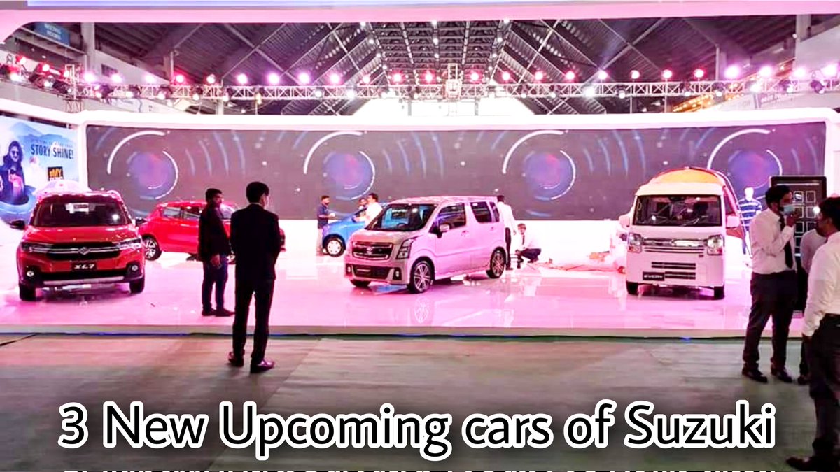 reporticumair's tweet photo. Suzuki Pakistan is going to launch 3 new cars in Pakistan which are displayed is PAPS 2022
https://t.co/aZjllrxk3k

#PAPS2022 #PakistanAutoShow #SuzukiPakistan #SuzukiStingray #SuzukiXL7 #SuzukiEvery https://t.co/YJsAb3HNgC