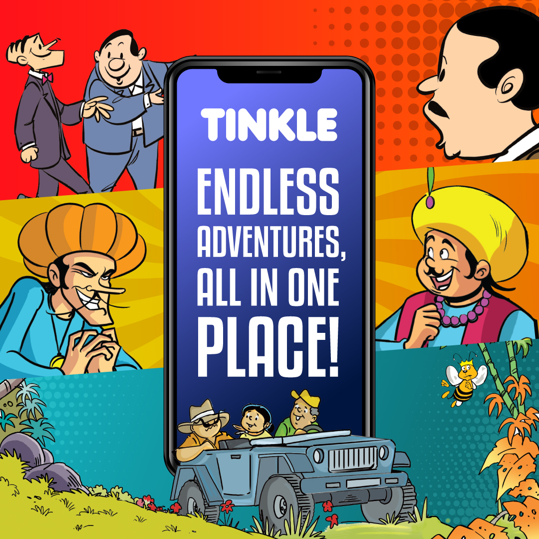 TinkleMagazine's tweet photo. Get the Tinkle app now to access an endless library of Tinkle comics: anytime, anywhere!
#tinkle #tinklecomics #tinkleapp #comicbookfan #indiancomics #suppandi #shambu #tantri #tantrithemantri #tinkletoons #funnycomics #adventurestories https://t.co/ep2ZoahVMS