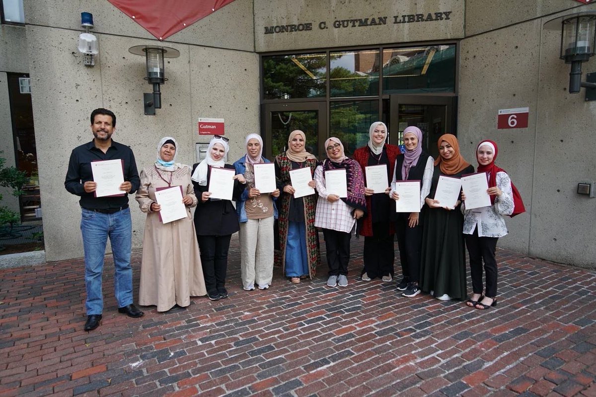 hgse_mepli's tweet photo. Congratulation to our fellows on finishing their courses! This year, two groups from Jordan, Lebanon and Palestine arrived at the Harvard Campus to join participants from all around the world in pursuing professional learning at @hgse. 
#mepli2022 #professionaleducation https://t.co/xZEBTX61gk