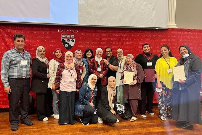 hgse_mepli's tweet photo. Congratulation to our fellows on finishing their courses! This year, two groups from Jordan, Lebanon and Palestine arrived at the Harvard Campus to join participants from all around the world in pursuing professional learning at @hgse. 
#mepli2022 #professionaleducation https://t.co/xZEBTX61gk