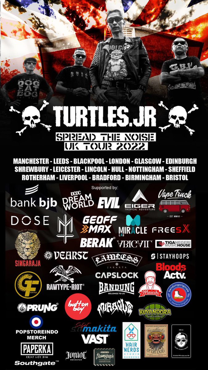 Spread the Noise UK tour 2022🇬🇧